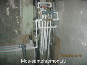 Разводка воды в Москве